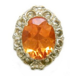 B584 14K CITRINE SLIDE 